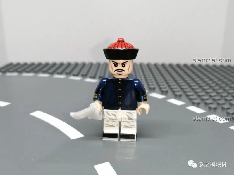 Minifigure Thị vệ Ngự tiền XINH 1848 chi tiết tinh xảo, bộ đồ chơi Quan Lính Triều Thanh cho bé trai.