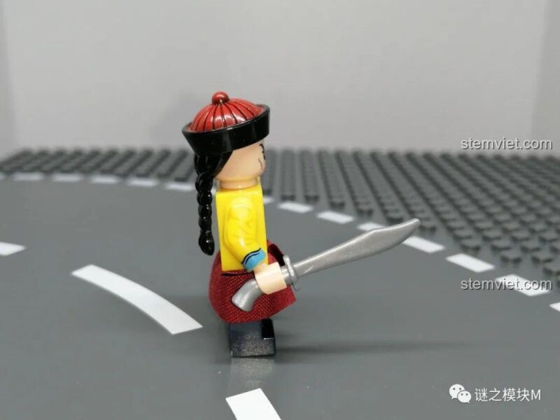 Minifigure Thị vệ Ngự tiền XINH 1848 chi tiết tinh xảo, bộ đồ chơi Quan Lính Triều Thanh cho bé trai.
