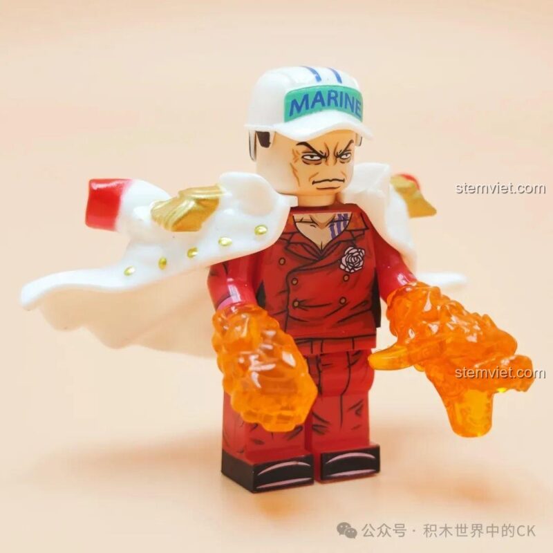 Bộ 8 Minifigure One Piece XINH X0353 - Hình ảnh chi tiết Sakazuki
