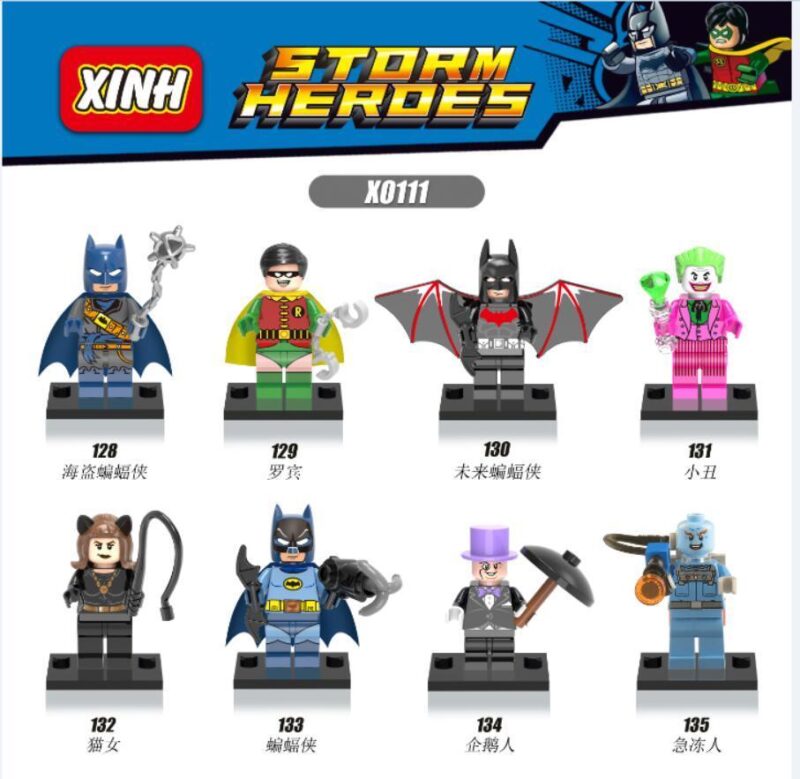 Bộ 8 nhân vật siêu anh hùng Storm Heroes XINH X0111