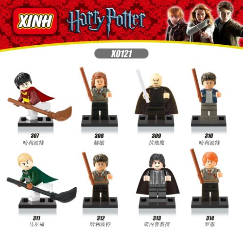 Bộ 8 Minifigure Harry Potter XINH X0121 - Minifigure Hermione Granger