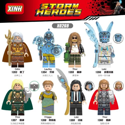 Bộ 8 Minifigure Storm Heroes Laufey