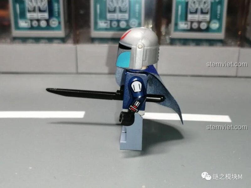 Minifigure Vizsla từ Lính Đế Chế Star Wars 0307, chất lượng cao, phù hợp cho bé trai 6 tuổi.
