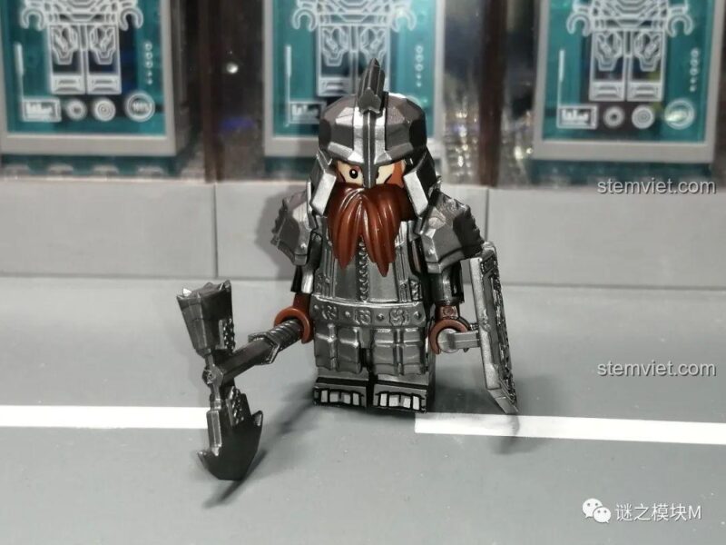 Mũ bảo hiểm của minifigure chiến binh lùn KORUIT KT1040, không liên quan đến sản phẩm XINH X0314