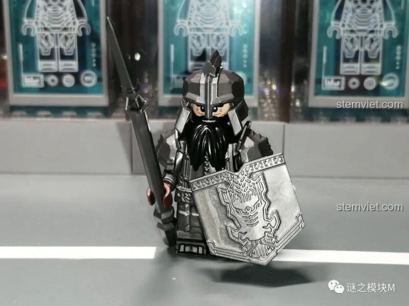 Mũ bảo hiểm của minifigure chiến binh lùn KORUIT KT1040, không liên quan đến sản phẩm XINH X0314