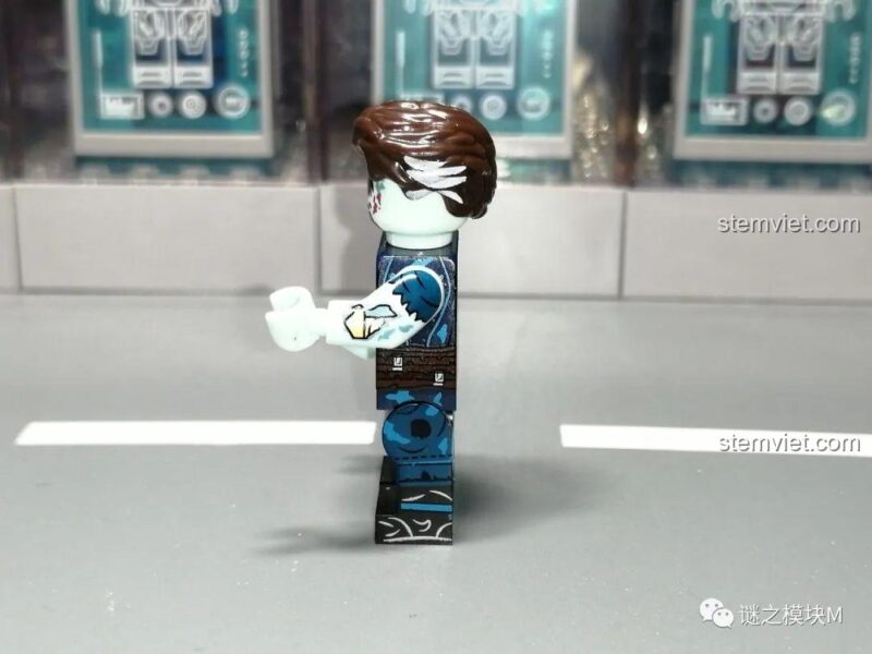 Bộ đồ chơi Minifigure Siêu Anh Hùng Zombie XINH X0325, đồ chơi lắp ghép Doctor Strange zombie mặt bên