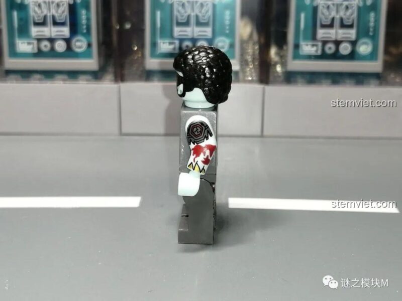 Bộ đồ chơi Minifigure Siêu Anh Hùng Zombie XINH X0325, đồ chơi lắp ráp Falcon zombie mặt bên