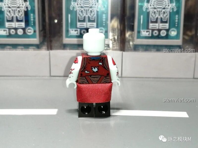 Bộ đồ chơi Minifigure Siêu Anh Hùng Zombie XINH X0325, đồ chơi lắp ráp Wong zombie mặt sau