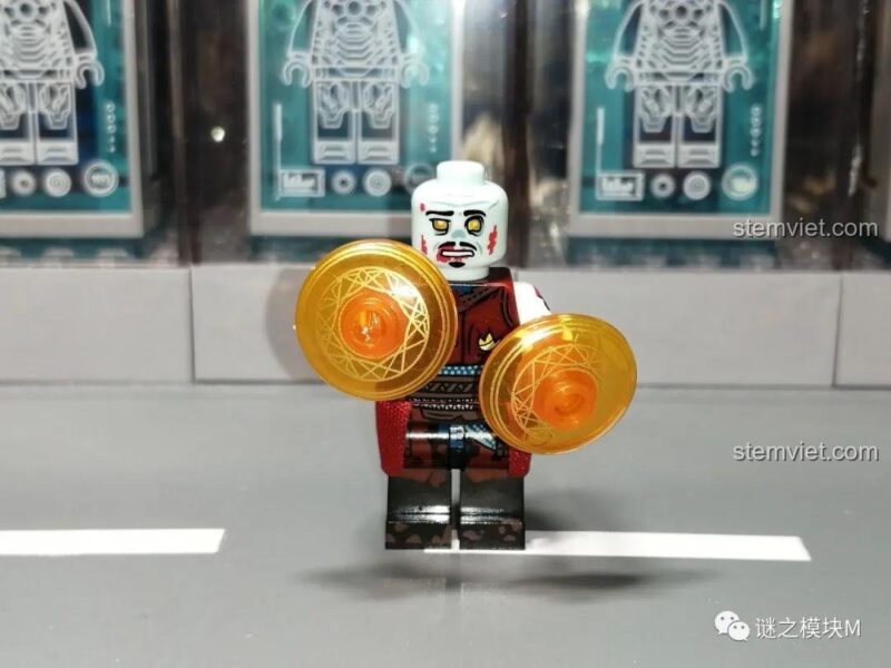 Đồ chơi mô hình Minifigure Marvel Zombie XINH X0325, Wong zombie với hiệu ứng phép thuật