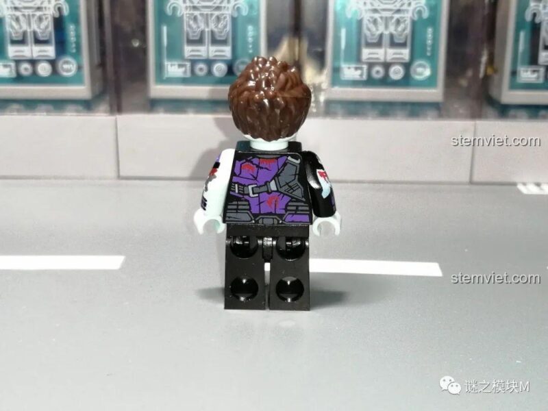 Minifigure Marvel Zombie XINH X0325, đồ chơi mô hình Hawkeye zombie mặt sau