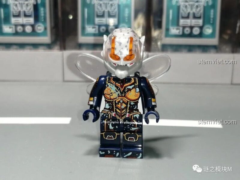 Nhân vật Siêu Anh Hùng Zombie XINH X0325, bộ đồ chơi lắp ráp cho bé trai, minifigure Wasp zombie