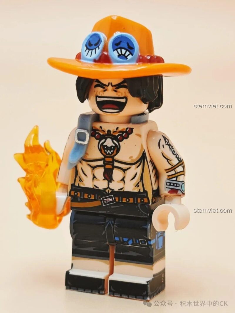 Bộ 8 Nhân vật One Piece XINH X0353 - Chi tiết nhân vật Monkey D Luffy