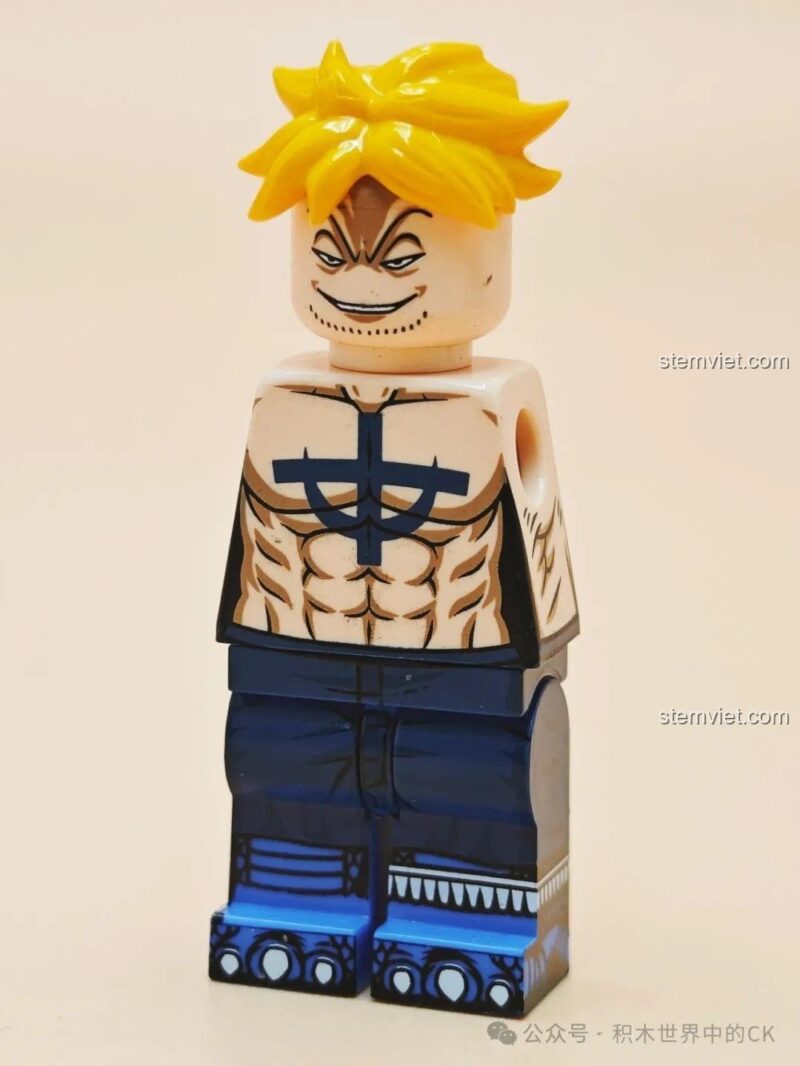Bộ 8 Nhân vật One Piece XINH X0353 - Hình ảnh minh họa Marco