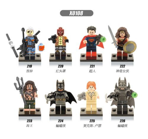 Bộ 8 Siêu Anh Hùng DC Storm Heroes X0108 - Minifigure Deathstroke
