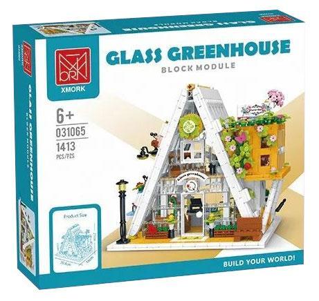 Bộ lắp ghép Cửa hàng hoa XMORK 031065, mô hình nhà kính hoa 1413 chi tiết, đồ chơi lắp ráp kiến trúc tinh xảo cho bé gái 6 tuổi, giá tốt.