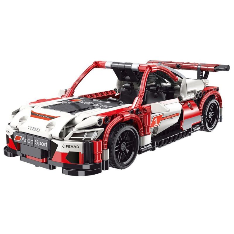 Bộ lắp ráp Xe đua Audi TT RS Yonglexing 11008 chất lượng cao, đồ chơi mô hình Audi TT RS cho bé trai 6 tuổi, giá tốt