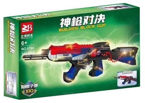 Bộ đồ chơi ZB 6764 Súng trường AK47 bắn đạn giá rẻ, đồ chơi lắp ráp súng AK47 cho con trai 6 tuổi, chất lượng cao.