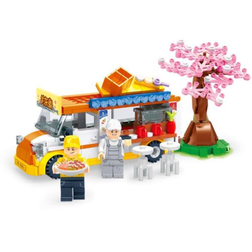 Bộ đồ chơi ZDEL DL-30003 Xe bán Oden đường phố Sunshine Town, mô hình xe bán đồ ăn vặt chi tiết cao cấp cho bé gái 6 tuổi, giá tốt.