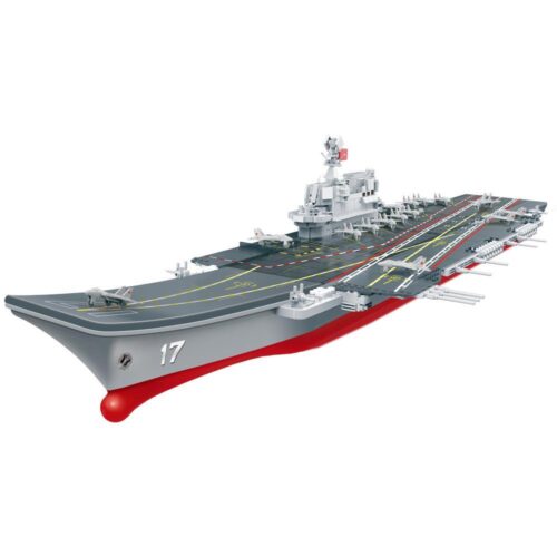 Mô hình tàu sân bay Trung Quốc Type 002 ZDEL DL-40016 đồ chơi lắp ghép 2555 mảnh, mô hình lớn 1.1 mét, phù hợp bé trai 6 tuổi, giá tốt.