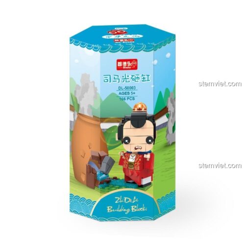 Hộp đồ chơi lắp ghép Sima Quang Đập Bể Nước ZDEL DL-50003, chất liệu nhựa ABS an toàn, món quà giáo dục giá tốt cho bé trai 5 tuổi.