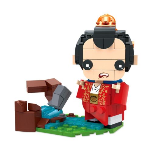 Mô hình Sima Quang Đập Bể Nước ZDEL DL-50003 chi tiết cao, tái hiện cảnh truyện cổ tích, phù hợp bé trai 5 tuổi, giúp phát triển trí tuệ.