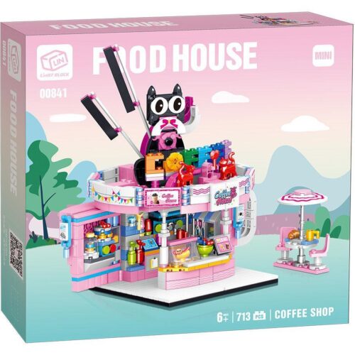Bộ lắp ghép Zhe Gao 00841 Quán Cà Phê Ngôi Nhà Ẩm Thực cho bé gái 6 tuổi, thiết kế độc đáo, giá tốt.