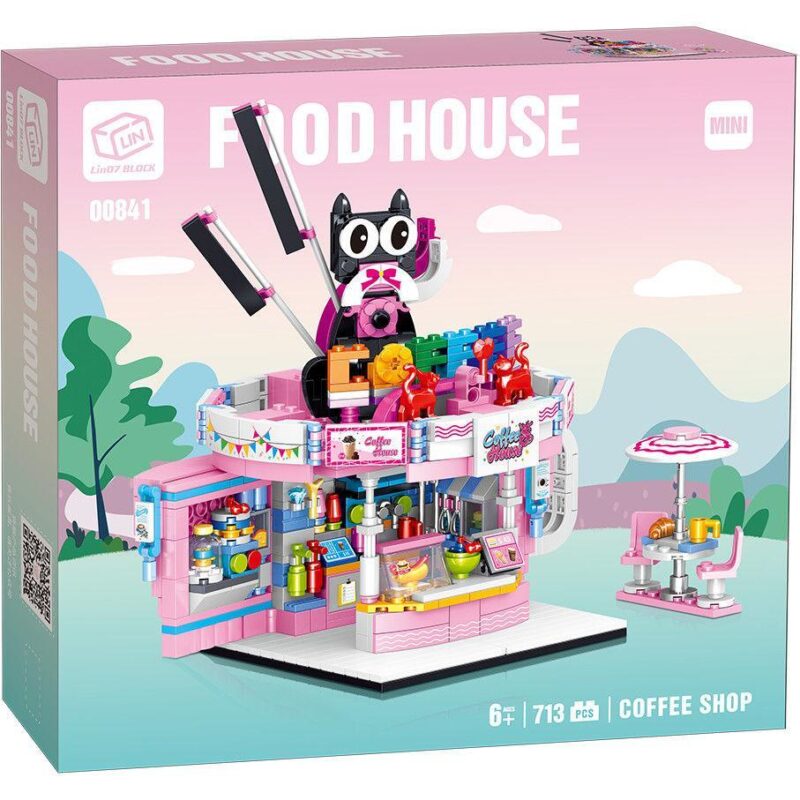 Bộ lắp ghép Zhe Gao 00841 Quán Cà Phê Ngôi Nhà Ẩm Thực cho bé gái 6 tuổi, thiết kế độc đáo, giá tốt.