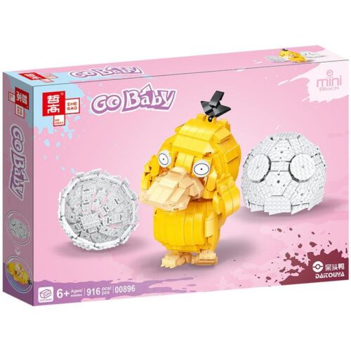 Bộ lắp ghép Pokemon Psyduck Zhe Gao 00896 chất lượng cao, mô hình Psyduck đáng yêu cho bé trai, bé gái 6 tuổi, giá tốt