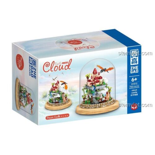 Hộp bộ lắp ghép Zhe Gao 01012 Lâu Đài Mây 746 mảnh ghép, đồ chơi lắp ráp cho bé 6 tuổi, giá tốt