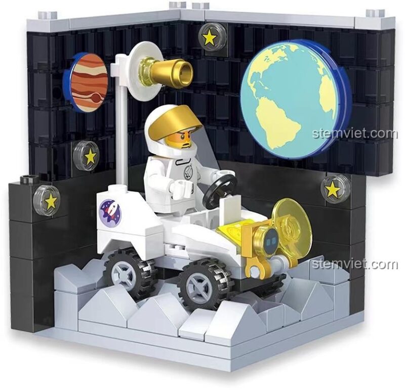 Mô hình Phi hành gia Zhe Gao CW2004, khám phá vũ trụ, đồ chơi mô hình sáng tạo, tương thích LEGO® cho bé trai 6 tuổi.