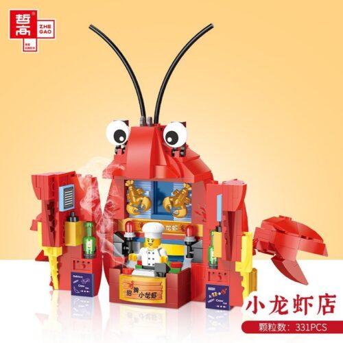 Bộ đồ chơi Zhe Gao CW6003 Cửa hàng Tôm Hùm Đất, mô hình độc đáo cho bé trai và bé gái 6 tuổi, chất lượng tốt, giá rẻ.