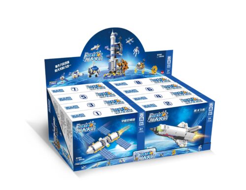 Bộ lắp ráp mô hình hàng không vũ trụ Zhe Gao DZ5006, đồ chơi mô hình tàu vũ trụ giá rẻ cho bé trai 6 tuổi, hộp sản phẩm