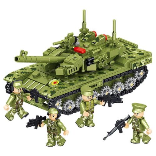bộ lắp ghép Xe Tăng Quân Sự Zhe Gao QL0164, đồ chơi mô hình 4in1 cho bé trai 6 tuổi, giá tốt