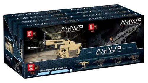 Bộ đồ chơi lắp ráp súng quân sự mini Zhe Gao QL0449, mô hình súng SCAR-L, AUG, MK14, GROZA cho bé trai 6 tuổi, giá tốt