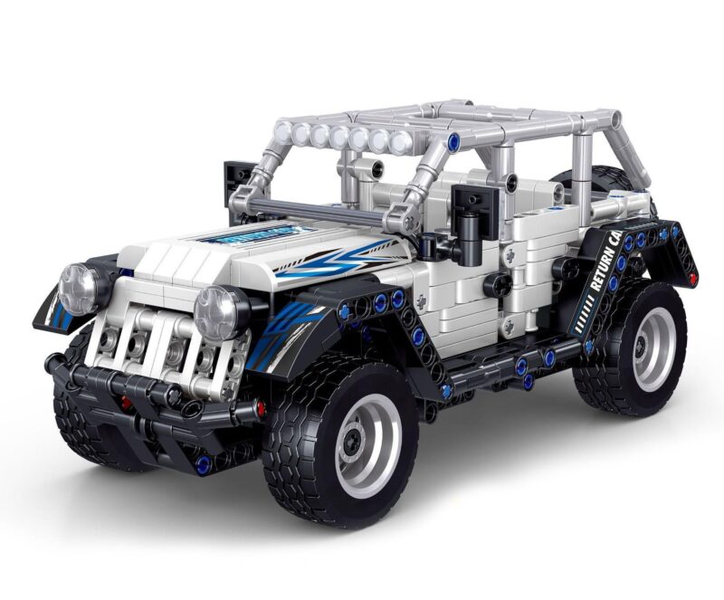bộ lắp ráp Xe Jeep Địa Hình Trắng Zhe Gao QL0499, đồ chơi mô hình Xe Jeep Off-road cho bé trai 6 tuổi, giá tốt