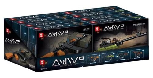 Hộp đồ chơi lắp ráp súng AK47 Zhe Gao QL1273-1, mô hình súng quân sự cho bé trai 6 tuổi, giá tốt.