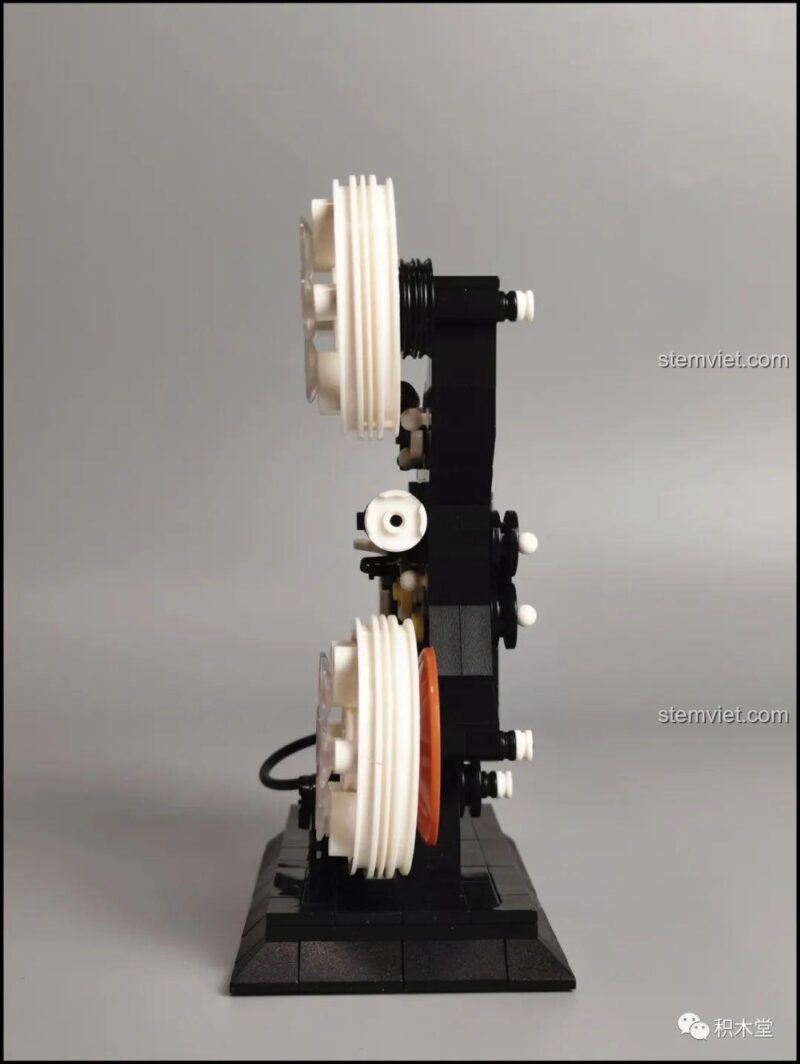 đồ chơi lắp ráp Qunlong 906 hộp sản phẩm Máy Quay Phim Cổ Điển AOLIFLEX HS II SR16