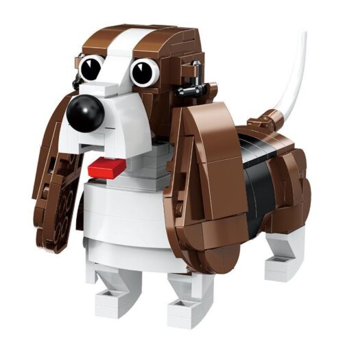ZHEGAO 00911 Bộ lắp ghép Chó Charles 210 Mảnh - Mô hình Chó Charles Dễ Thương