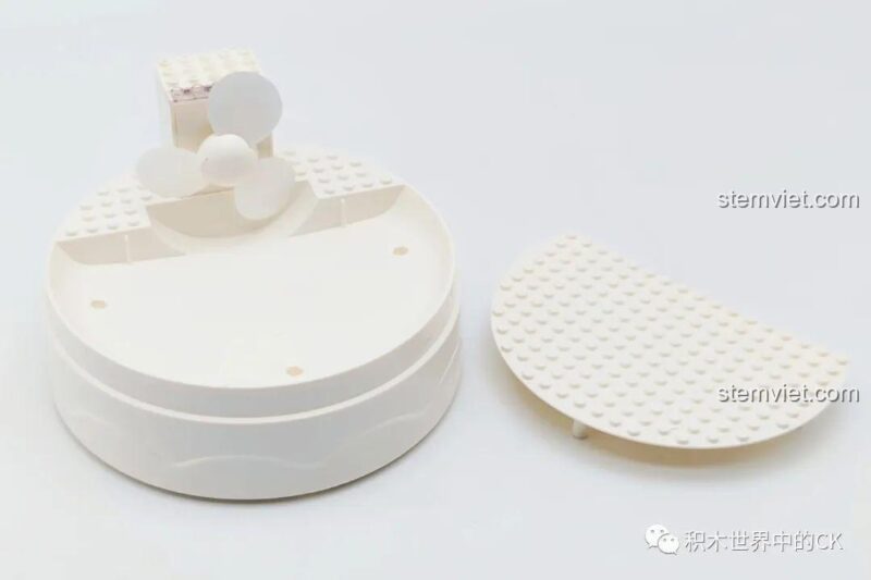 Đồ chơi mô hình ZHEGAO 43 Lâu đài Pha Lê, các túi mảnh ghép bên trong hộp, chất liệu nhựa an toàn ABS cao cấp, phù hợp bé gái 6 tuổi.
