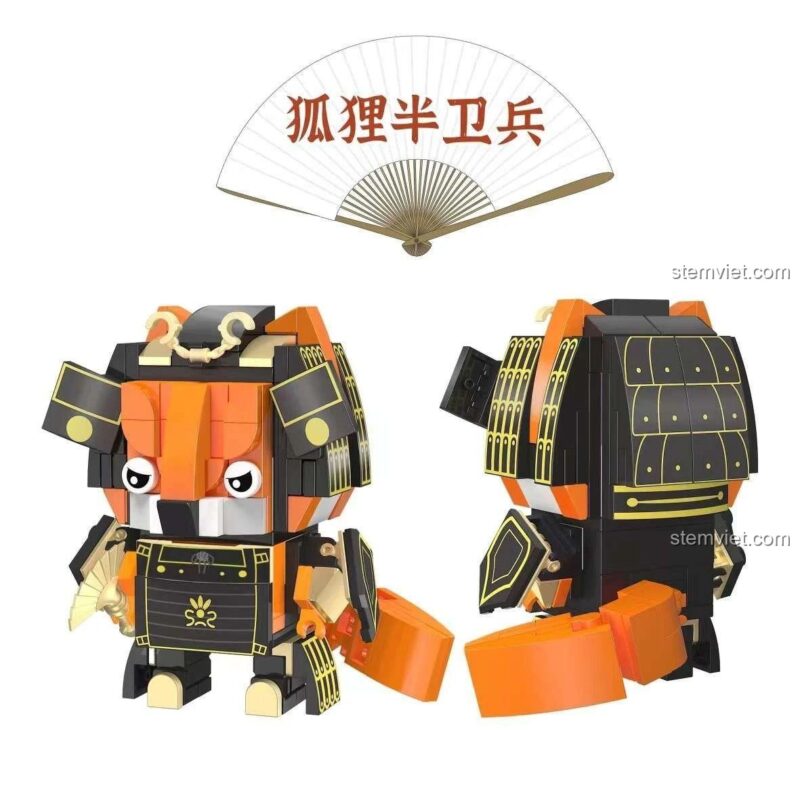 Mô hình Cáo Hanbei, một trong 6 mẫu của bộ đồ chơi Mô hình Phong Cách Nhật Bản Zhegao CW2001A, giá tiết kiệm.