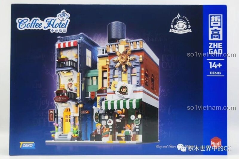 Hộp sản phẩm Khách sạn Cà phê ZHEGAO DZ6113 - Kích thước