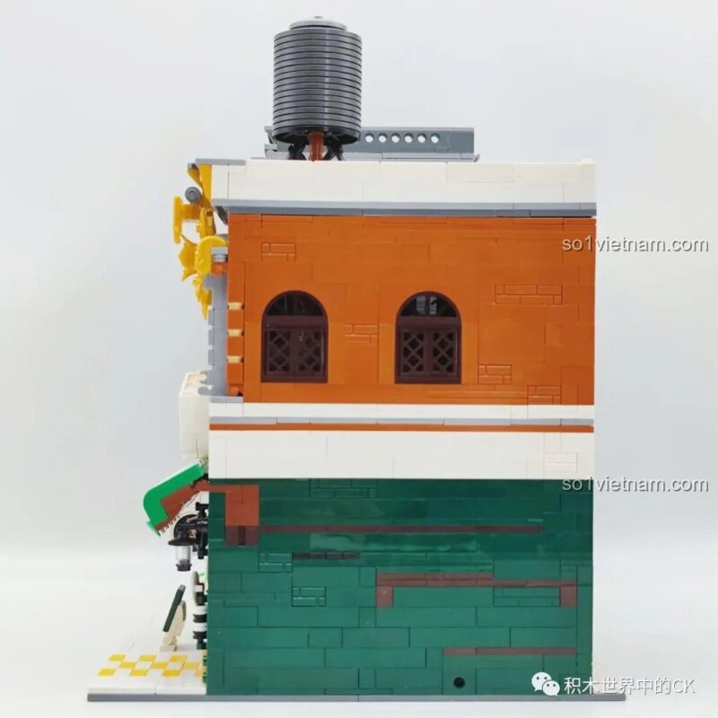 Mô hình Khách sạn Cà phê ZHEGAO DZ6113 - Toàn cảnh