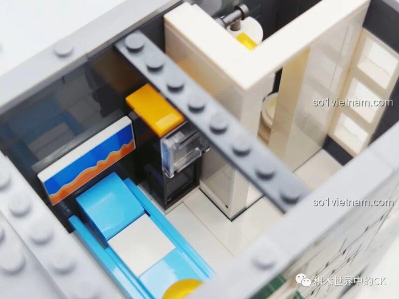 Mô hình Khách sạn Cà phê ZHEGAO DZ6113 - Toàn cảnh