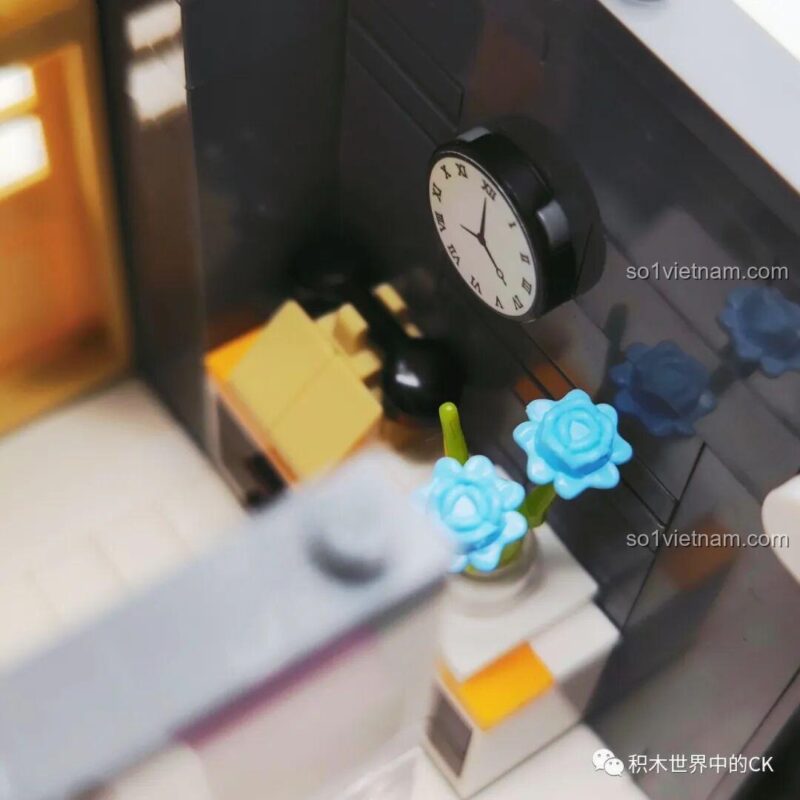 Mô hình Khách sạn Cà phê ZHEGAO DZ6113 - Toàn cảnh