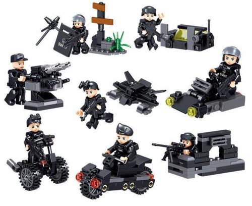 Bộ đồ chơi Xe Đặc Nhiệm SWAT Zhegao QL0250 cho bé trai 6 tuổi, đồ chơi lắp ráp chất lượng cao giá tốt