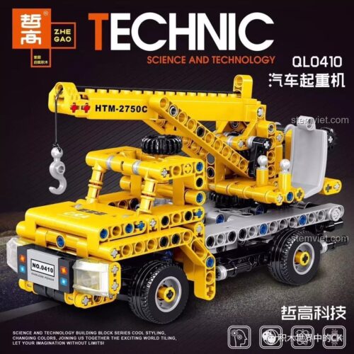 Xe cẩu ZHEGAO QL0410 bộ lắp ghép kỹ thuật