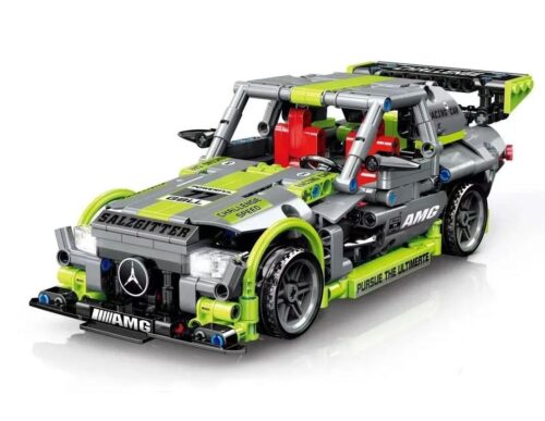 Mô hình xe Mercedes-AMG GT QL0472 của ZHEGAO, bộ lắp ráp xe đua cho bé trai 6 tuổi, giá rẻ.