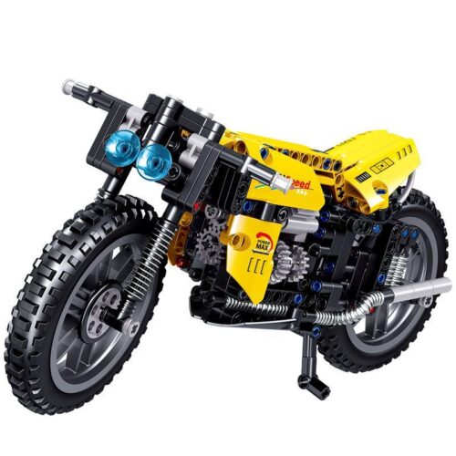 Bộ lắp ráp Mô tô Thể thao ZHEGAO QL0477, đồ chơi mô hình xe mô tô địa hình cho bé trai 6 tuổi, giá tốt.