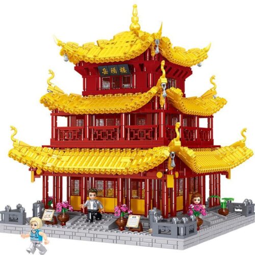 Bộ đồ chơi kiến trúc Trung Hoa ZHEGAO QL0932 - Nhạc Lâu