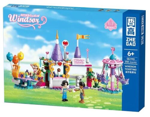 Hộp bộ đồ chơi ZHEGAO QL1190 Lâu đài Windsor